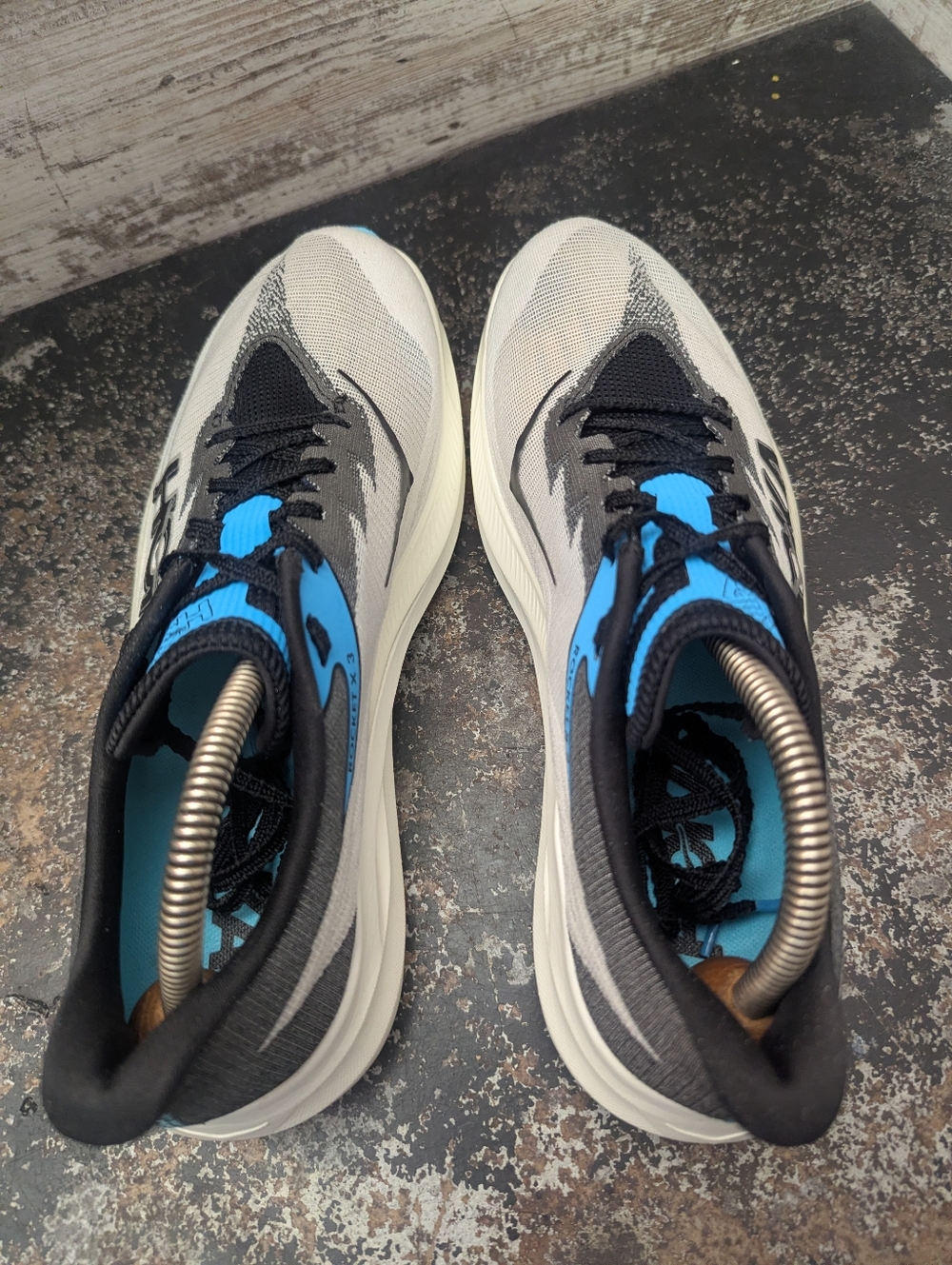 Mens Hoka One One Rocket 3 Running Shoes Sz 10 M Used Sneakers Trainers - Picture 7 of 9